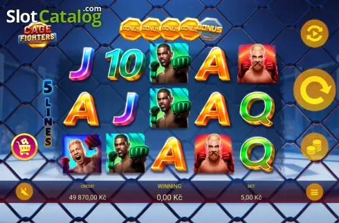 Скрин2. Cage Fighters слот