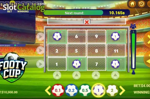 Скрин2. Footy Cup слот