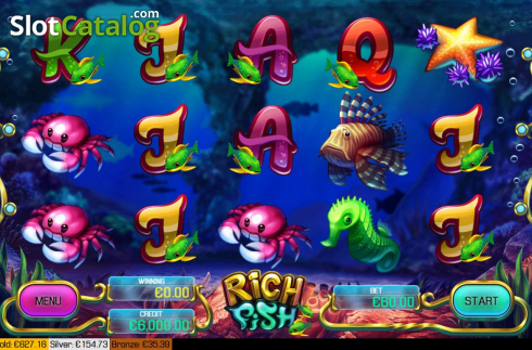 Скрин2. Rich Fish слот
