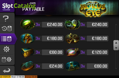 Скрин7. Horus Eye (Apollo Games) слот