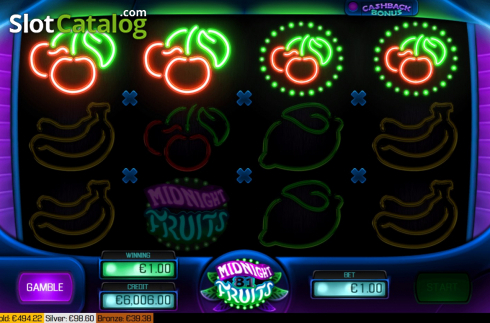 Скрин4. Midnight Fruits слот