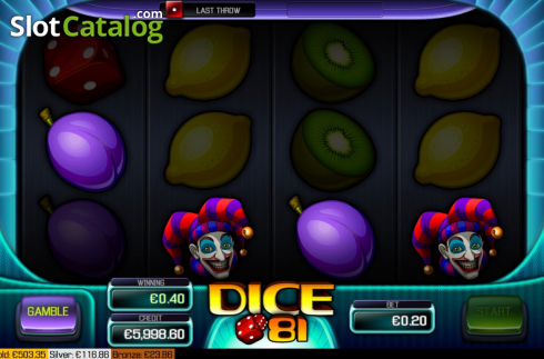 Скрин3. Dice 81 слот