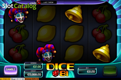 Скрин4. Dice 81 слот