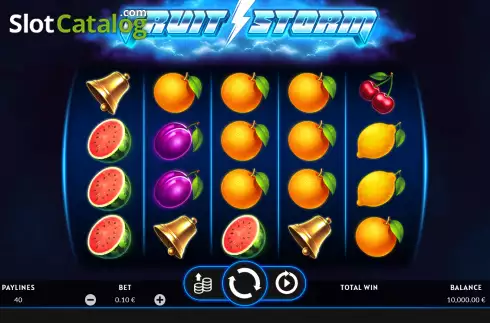 Скрин2. Fruit Storm (Apparat Gaming) слот