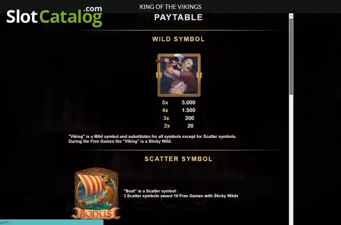 Скрин7. King of the Vikings слот