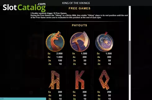 Скрин8. King of the Vikings слот