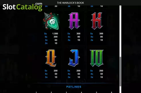 Скрин8. The Warlock's Book слот