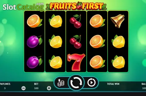 Скрин2. Fruits First слот