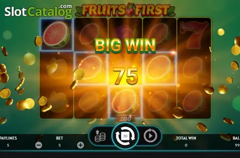 Скрин4. Fruits First слот