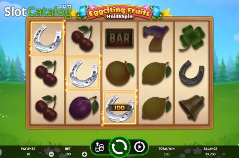 Скрин4. Eggciting Fruits - Hold and Spin слот