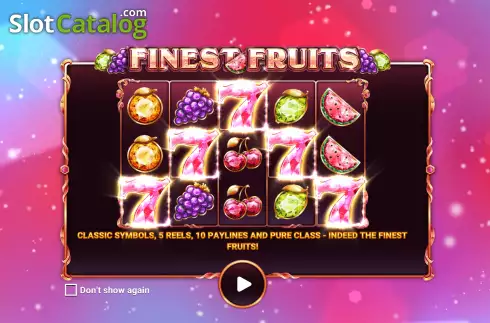 Скрин2. Finest Fruits слот