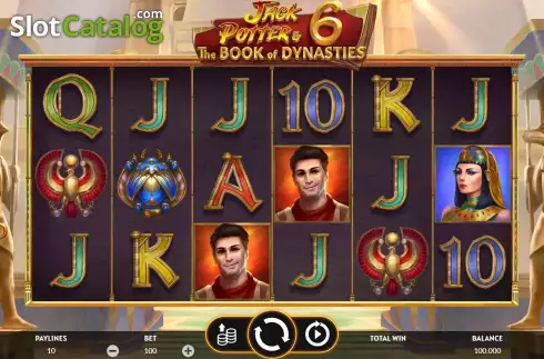 Скрин2. Jack Potter and The Book of Dynasties 6 слот