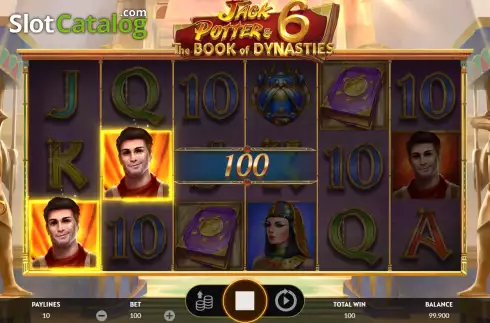 Скрин3. Jack Potter and The Book of Dynasties 6 слот