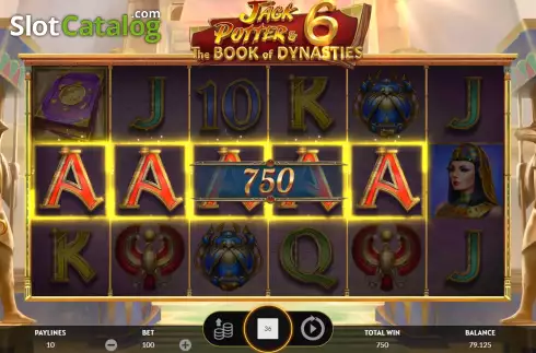 Скрин4. Jack Potter and The Book of Dynasties 6 слот