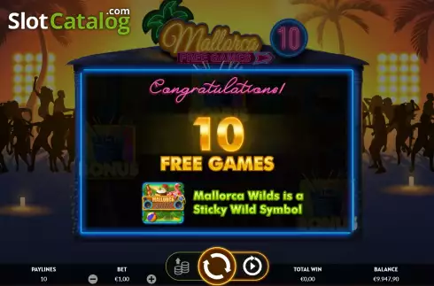 Скрин7. Mallorca Wilds слот