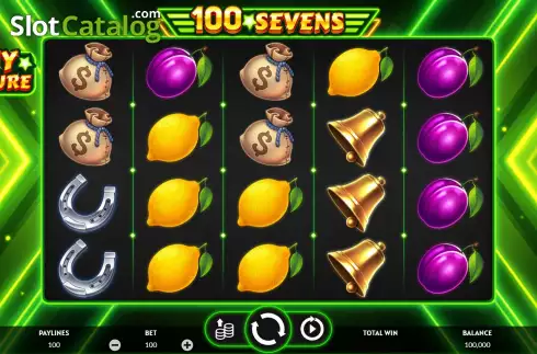 Скрин3. 100 Sevens слот