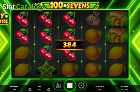Скрин6. 100 Sevens слот