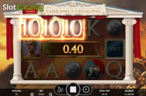 Скрин3. Caesar’s Legions слот