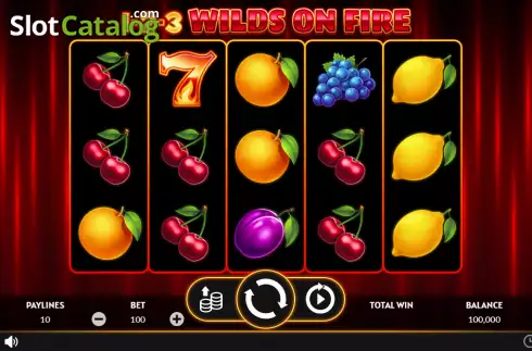 Скрин2. 1-2-3 Wilds on Fire слот