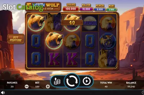 Скрин3. 5 Moon Wolf слот