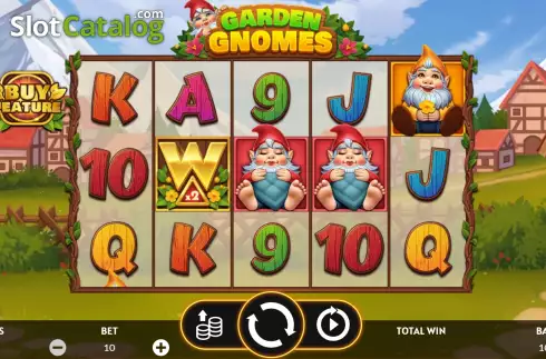 Скрин2. Garden Gnomes слот