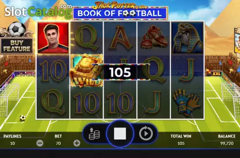 Скрин3. Jack Potter & The Book of Football слот