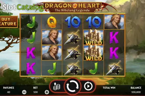 Скрин2. Dragonheart - The Nibelung Legends слот
