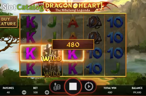 Скрин3. Dragonheart - The Nibelung Legends слот