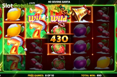 Скрин3. 40 Sevens Santa слот