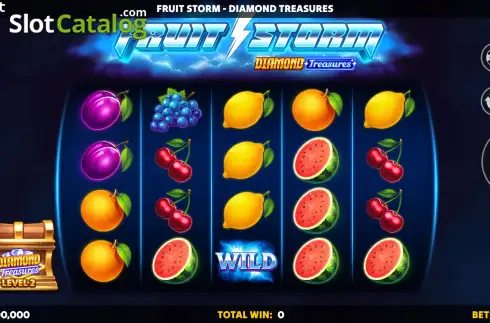 Скрин2. Fruit Storm Diamond Treasures слот