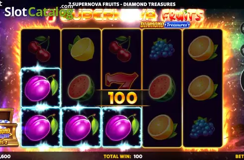 Скрин3. 7 Supernova Fruits Diamond Treasures слот