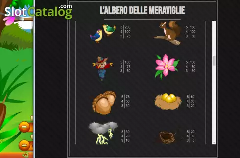Скрин6. L'albero Delle Meraviglie слот