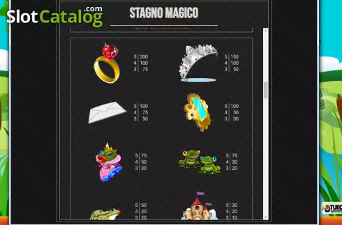 Скрин6. Lo Stagno Magico слот