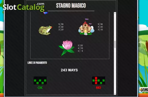 Скрин7. Lo Stagno Magico слот