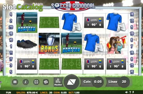 Скрин2. Soccer Goooooal слот