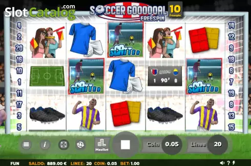 Скрин4. Soccer Goooooal слот