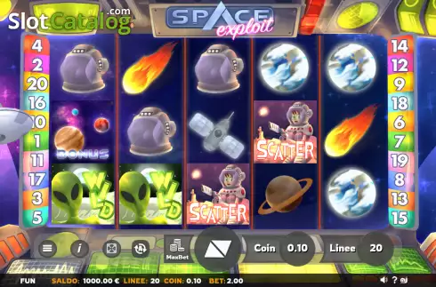Скрин2. Space Exploit слот