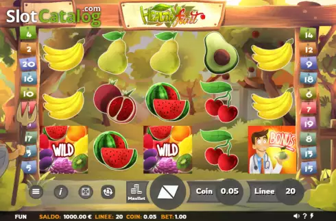 Скрин2. Healthy Fruit слот