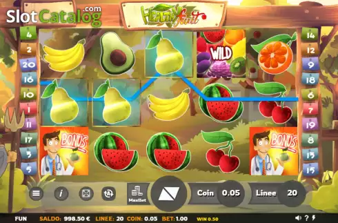 Скрин3. Healthy Fruit слот