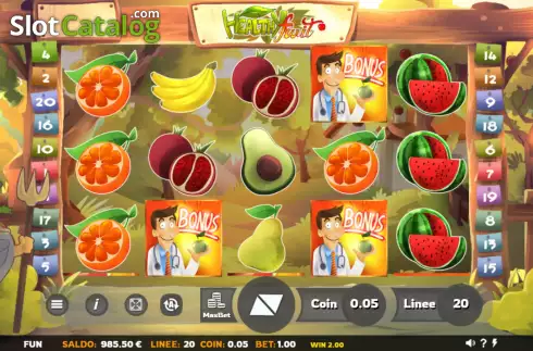 Скрин4. Healthy Fruit слот