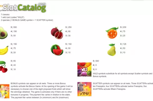 Скрин8. Healthy Fruit слот