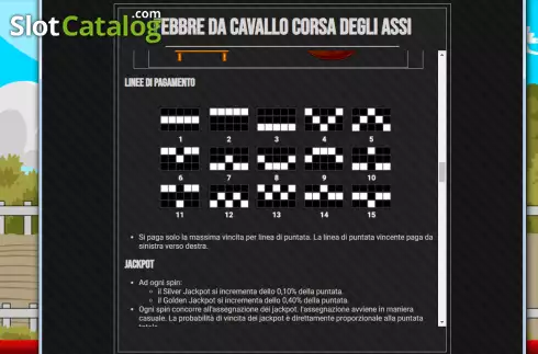 Скрин8. Febbre Da Cavallo - Corsa Degli Assi слот