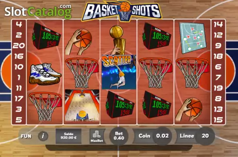Скрин2. Basket Shots слот