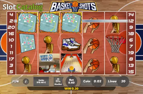 Скрин3. Basket Shots слот