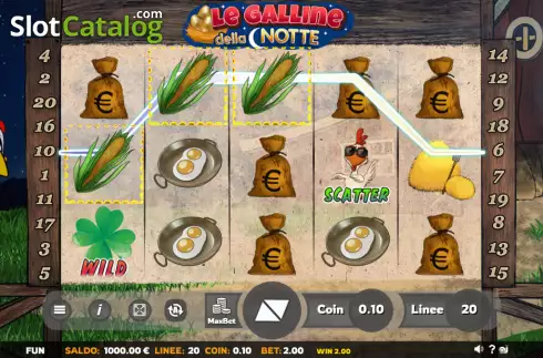 Скрин3. Le Galline della Notte слот