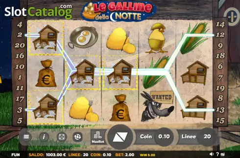 Скрин4. Le Galline della Notte слот