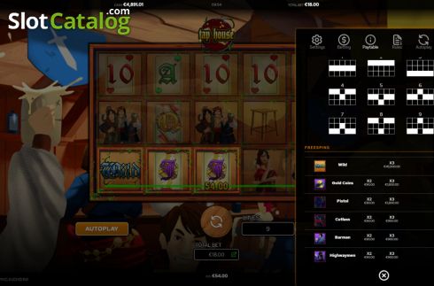 Скрин8. Tap House слот