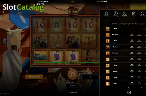 Скрин7. Tap House слот