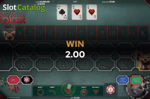 Скрин3. Red Panda Poker слот