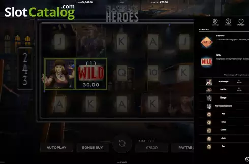 Скрин6. Flashback Heroes слот